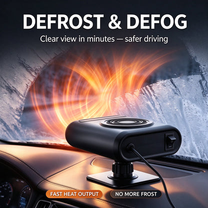❄️🚗 JOYTUTUS 12V Portable Car Heater – 50% OFF! Adjustable defogging, easy-install windshield demister – clear windows fast. 💨
