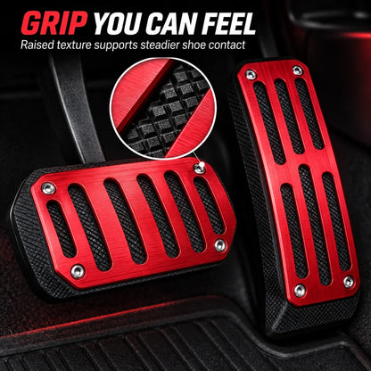 2PCS NonSlip Universal Automatic Foot Brake: Gas Cover Pad Pedal Accessories & Reliable Stability