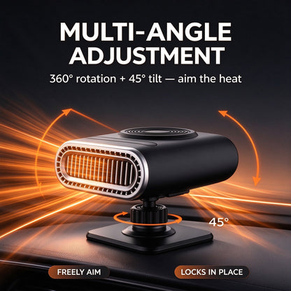 ❄️🚗 JOYTUTUS 12V Portable Car Heater – 50% OFF! Adjustable defogging, easy-install windshield demister – clear windows fast. 💨