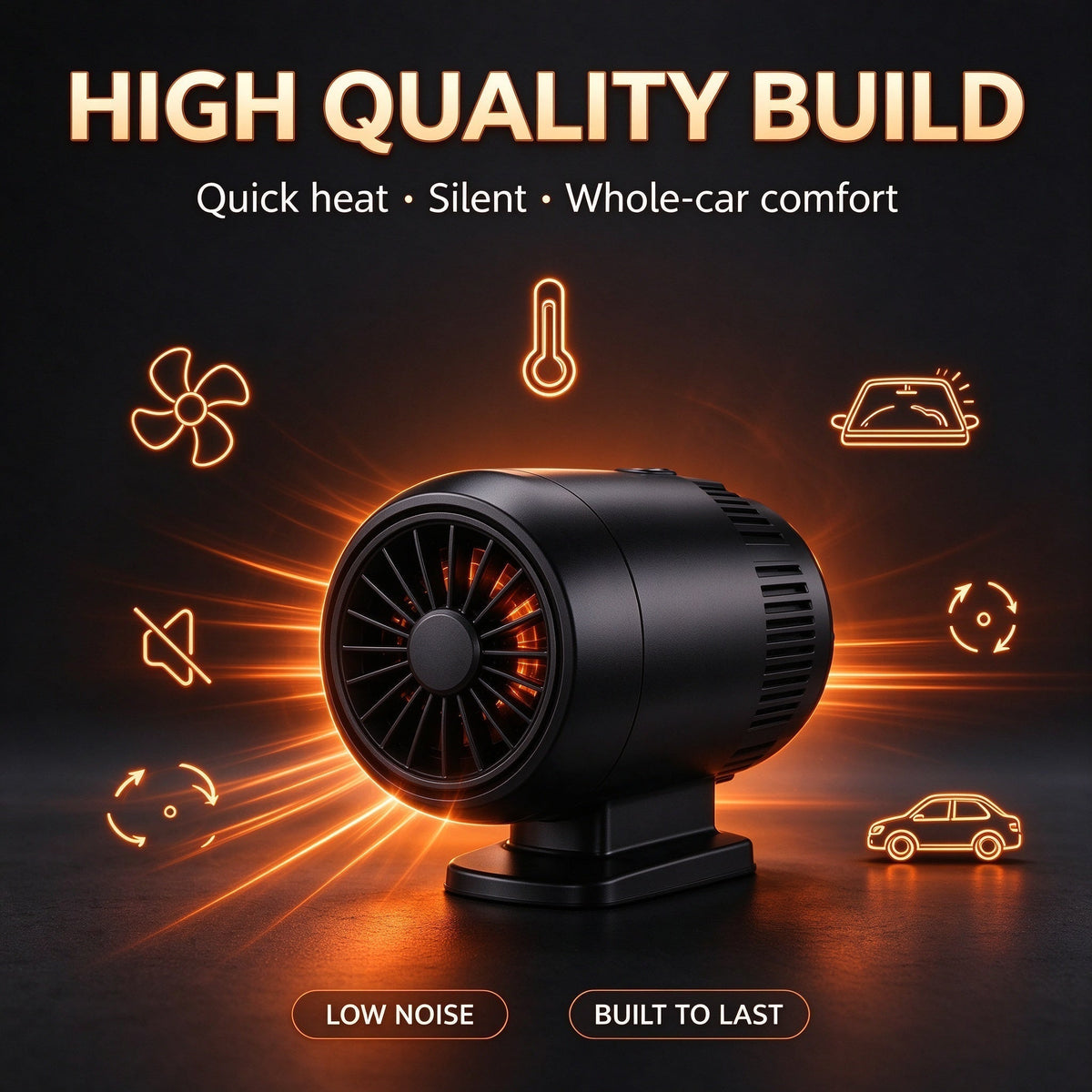 ❄️🚗 JOYTUTUS 12V Portable Car Heater – 50% OFF! Adjustable defogging, easy-install windshield demister – clear windows fast. 💨