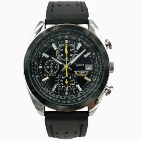 ⌚ Swiss Pilot Watch｜Authentic Swiss‑handcrafted, microscope‑calibrated movement, lifetime‑no‑replace solar movement, professional 20ATM waterproof 💧
