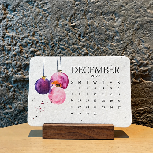 🌱Eco-Friendly Plantable 'Timeless' Seed Calendar 2027 ✨ Plan•Plant•Grow•Enjoy