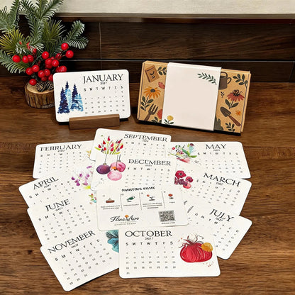 🌱Eco-Friendly Plantable 'Timeless' Seed Calendar 2027 ✨ Plan•Plant•Grow•Enjoy - 9