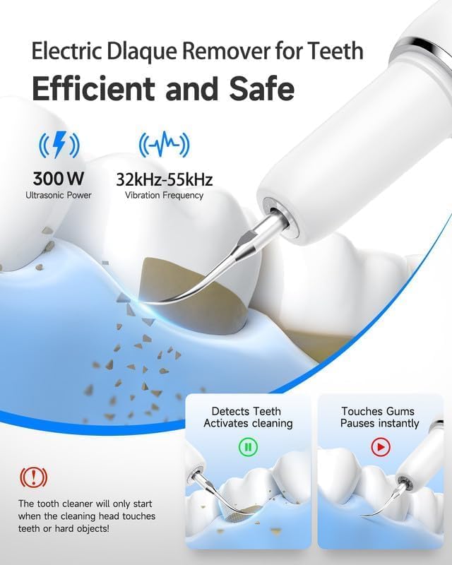 50% OFF🏆:  Professional Ultrasonic Dental Tool -Say Goodbye to Tartar at Home!🏡🦷