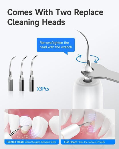 50% OFF🏆:  Professional Ultrasonic Dental Tool -Say Goodbye to Tartar at Home!🏡🦷