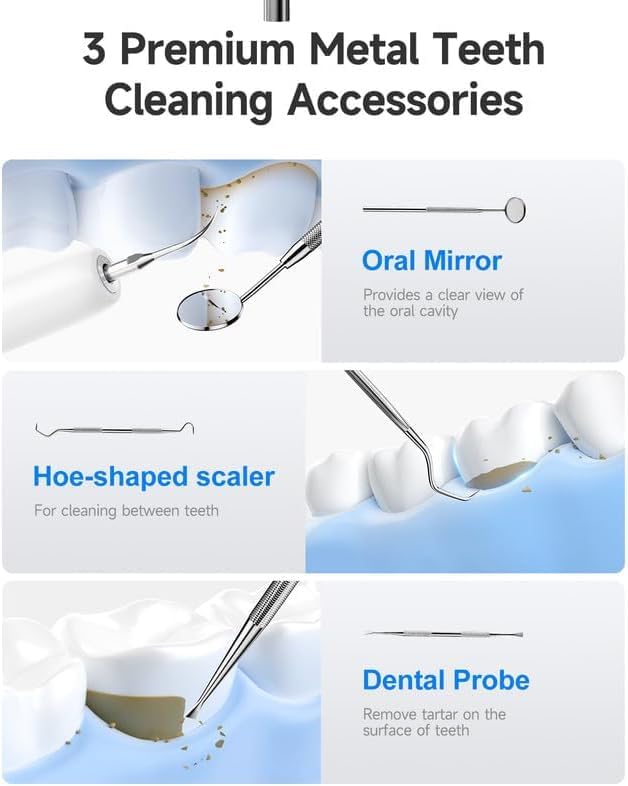 50% OFF🏆:  Professional Ultrasonic Dental Tool -Say Goodbye to Tartar at Home!🏡🦷