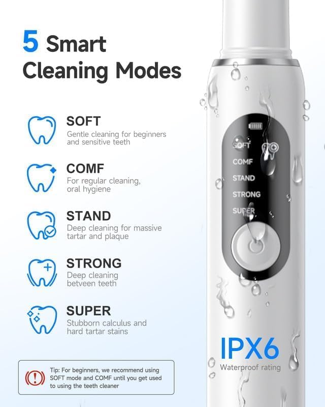 50% OFF🏆:  Professional Ultrasonic Dental Tool -Say Goodbye to Tartar at Home!🏡🦷