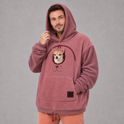 Dog Tote Carier Hoodie