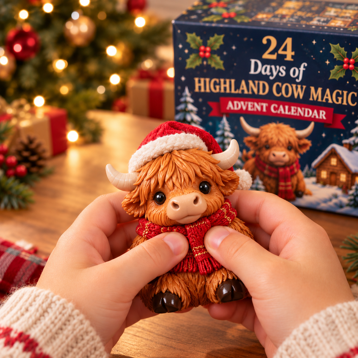 24 Days of Highland Cow Magic Advent Calendar