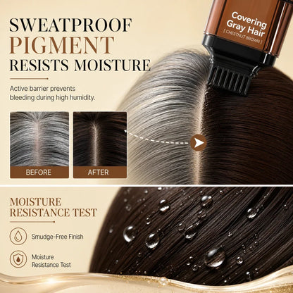 Temporary Hair Color Touch Up Stick for Gray Coverage