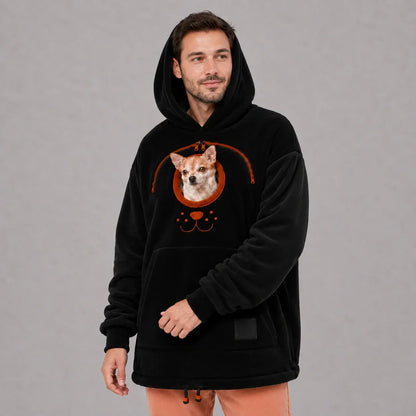 Dog Tote Carier Hoodie