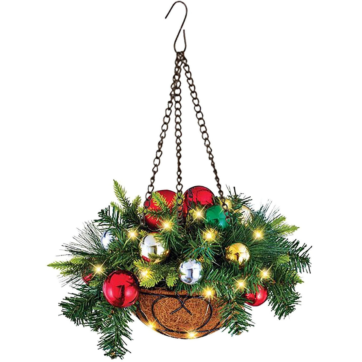 🎄 Last day: 50% OFF🏆Christmas basket with built-in lights |🧺 With built-in lights, weatherproof and maintenance-free