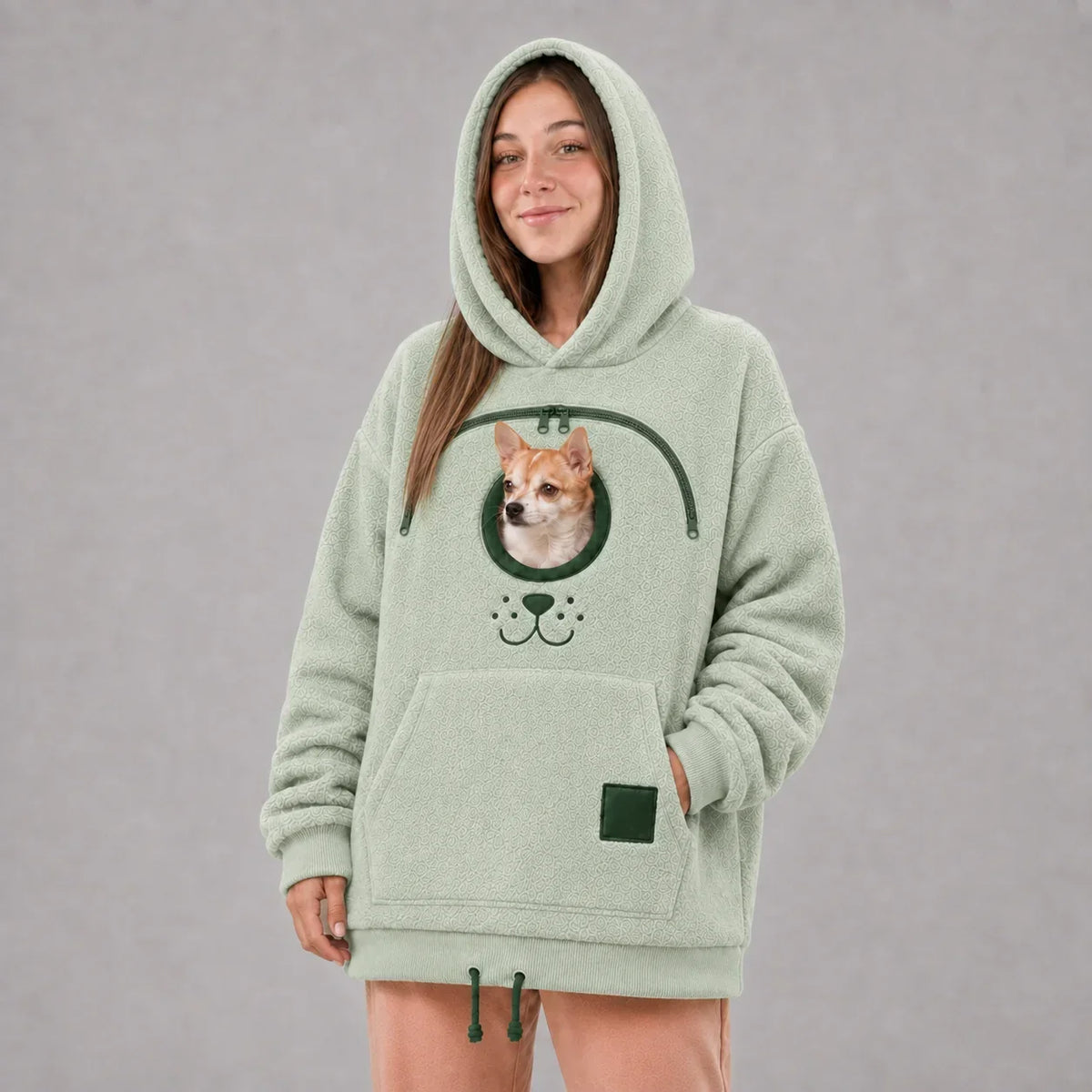 Dog Tote Carier Hoodie