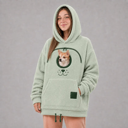 Dog Tote Carier Hoodie