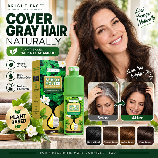 🔥Limited Time Promotion 50% OFF💇‍♀️Long‑Lasting Plant‑Based Foam Hair Dye｜Ammonia‑Free Easy DIY At‑Home Foam Hair Color