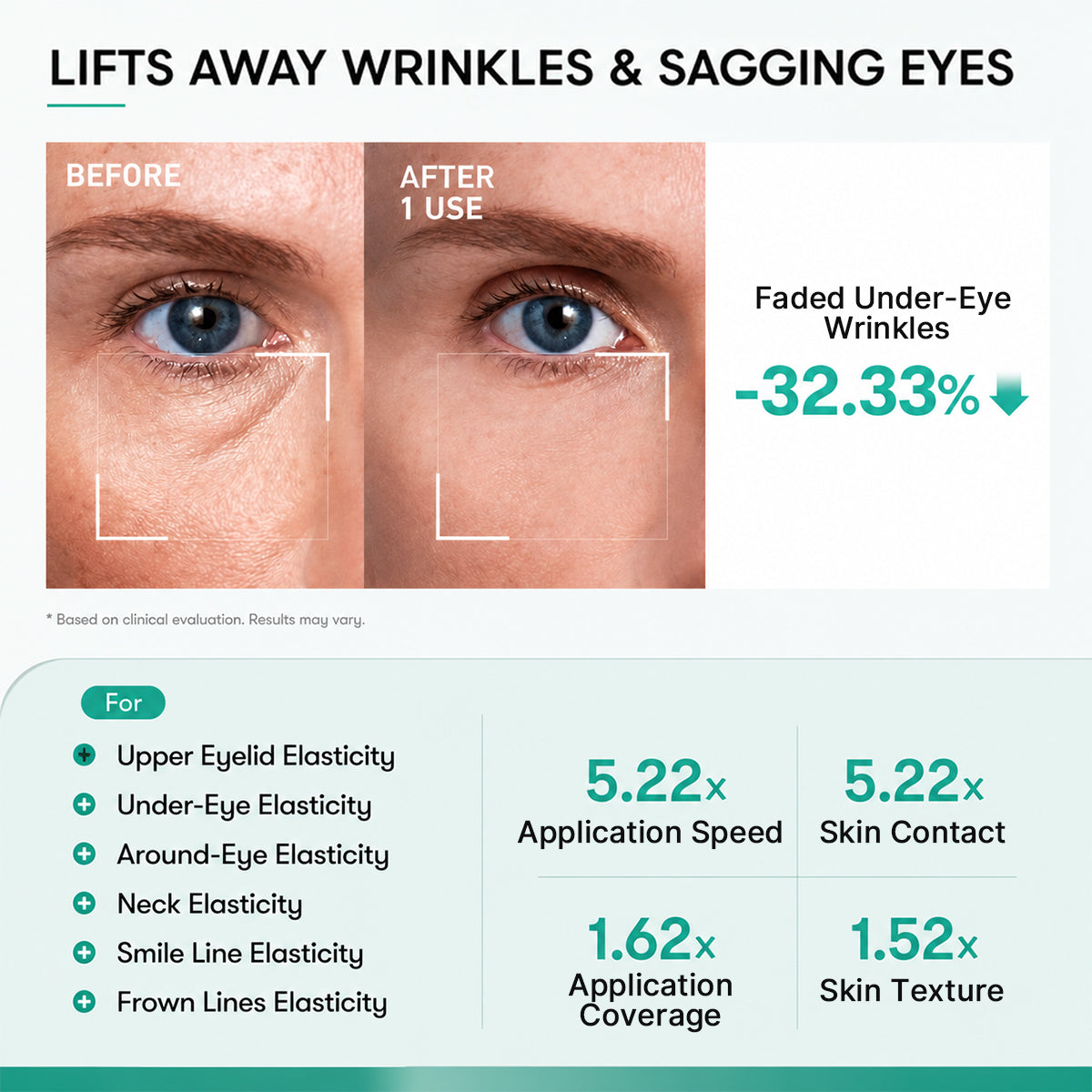 PDRN micro-vibration eye cream — source product image
