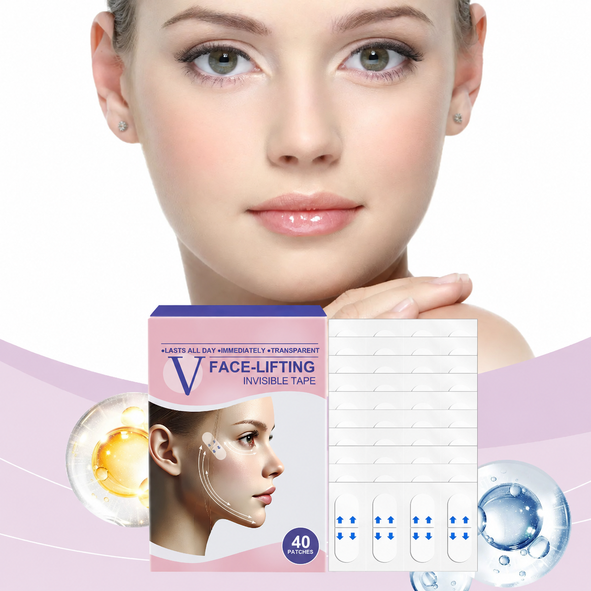 V-Face transparent cosmetic adhesive tape