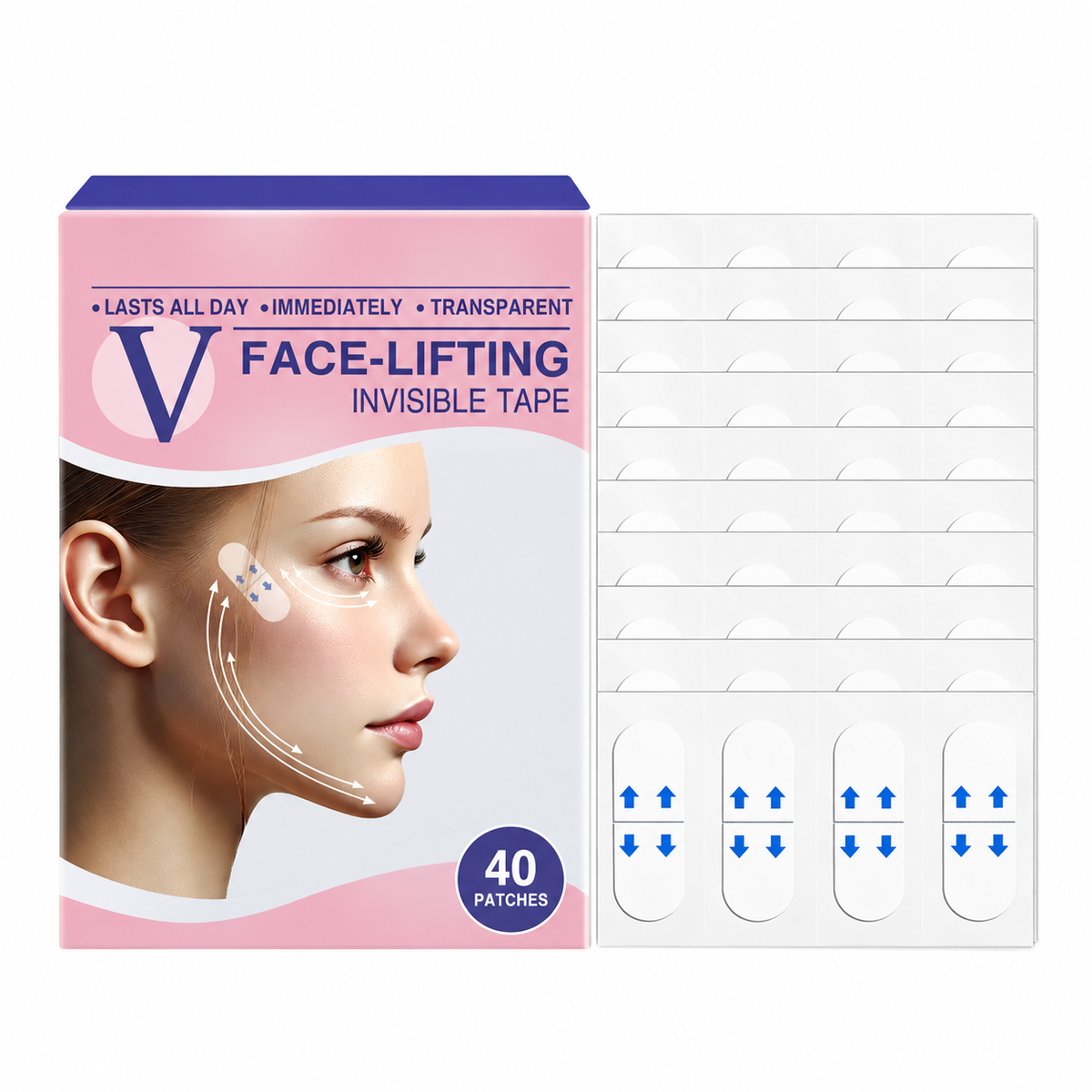 V-Face transparent cosmetic adhesive tape