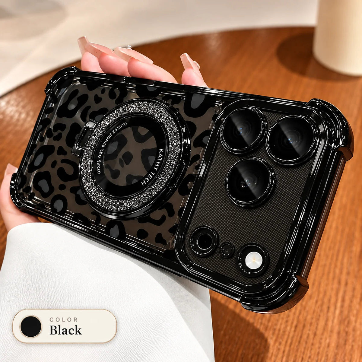 Leopard print phone case