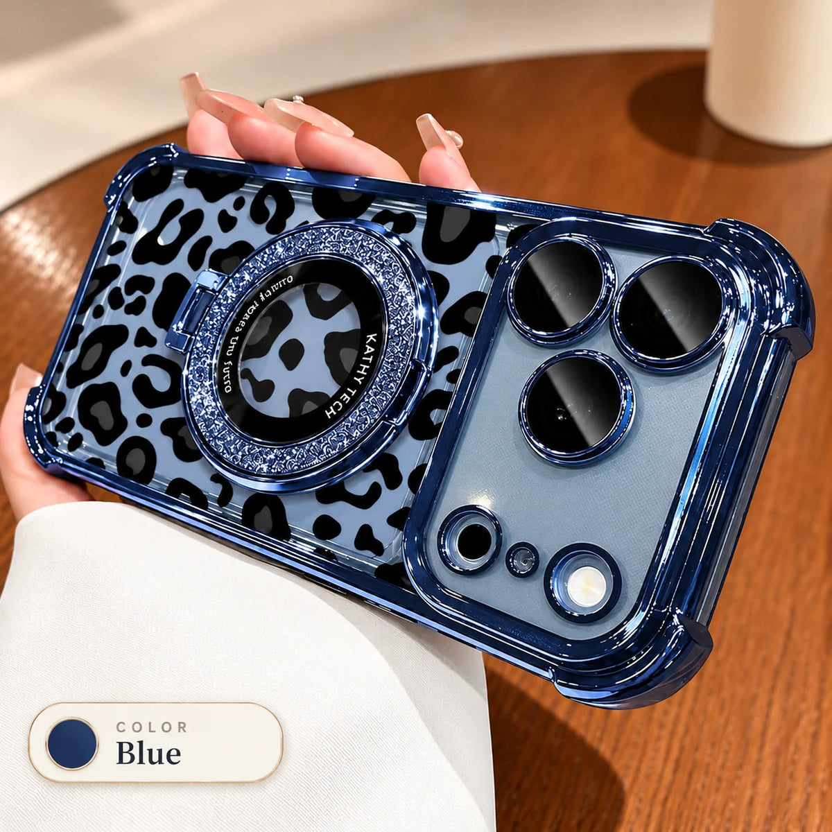Leopard print phone case