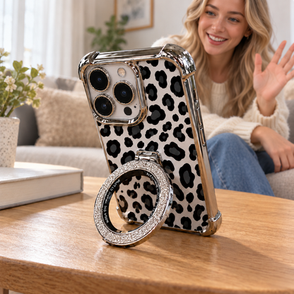 Leopard print phone case