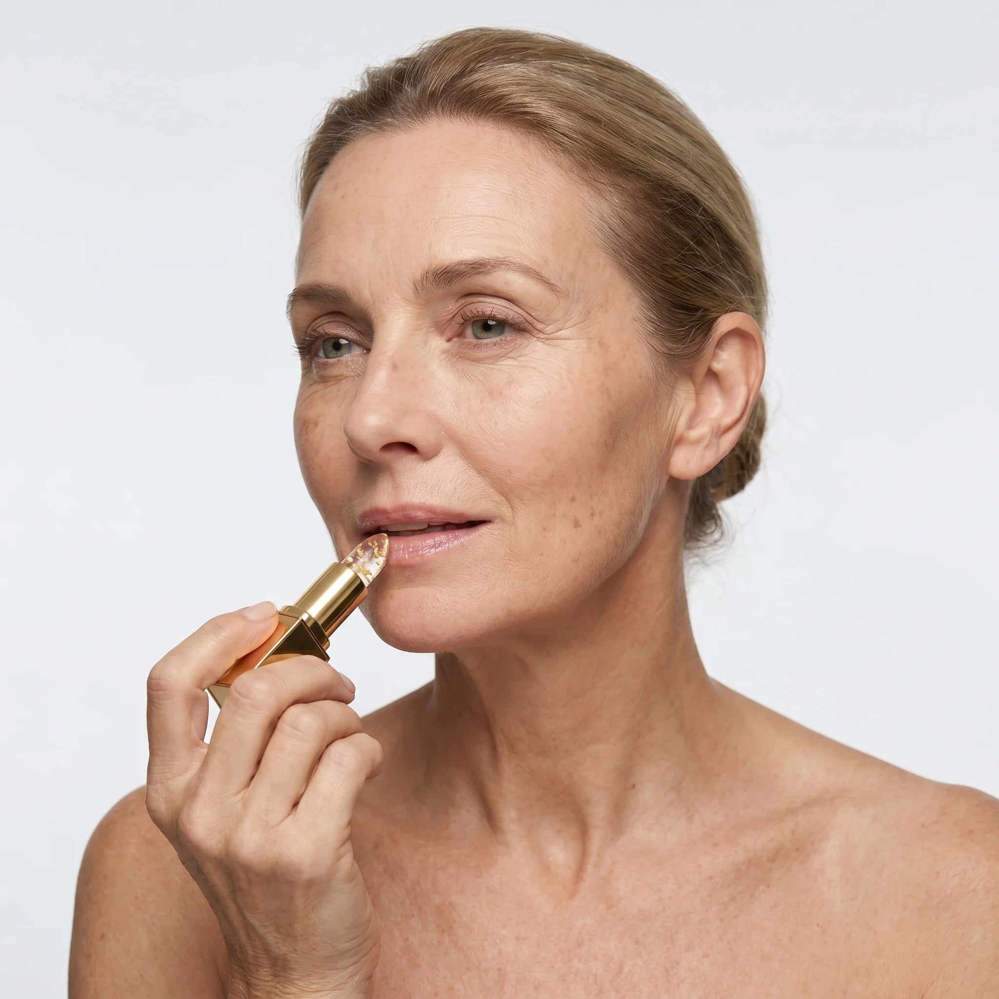 Step 1: Apply lipstick