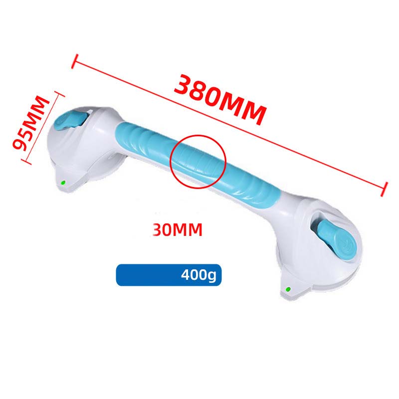 No-Drill Bathroom Suction Grab Handle: Quick-Install, Strong Suction, for Shower & Tub