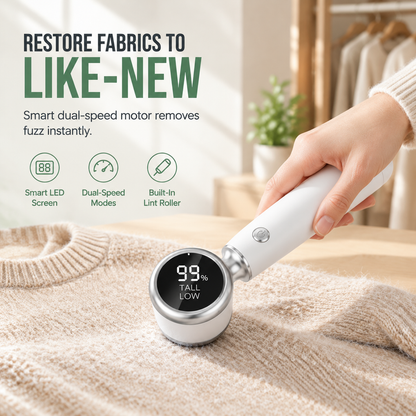 Smart Electric Fabric Shaver & Pet Hair Remover – Winter Clothing Essential