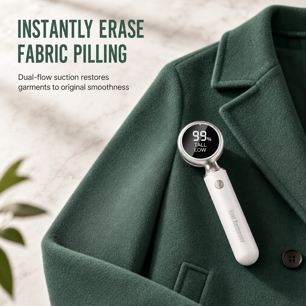 Smart Electric Fabric Shaver & Pet Hair Remover – Winter Clothing Essential