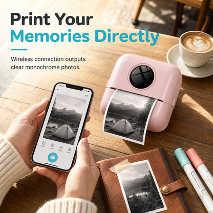 🎁🔥 50% OFF! Pocket-Sized Mini Bluetooth Thermal Printer – Print Anywhere !