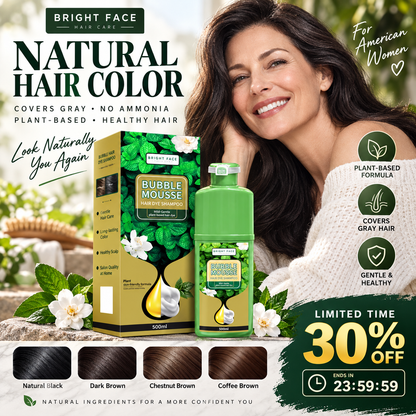 🔥Limited Time Promotion 50% OFF💇‍♀️Long‑Lasting Plant‑Based Foam Hair Dye｜Ammonia‑Free Easy DIY At‑Home Foam Hair Color